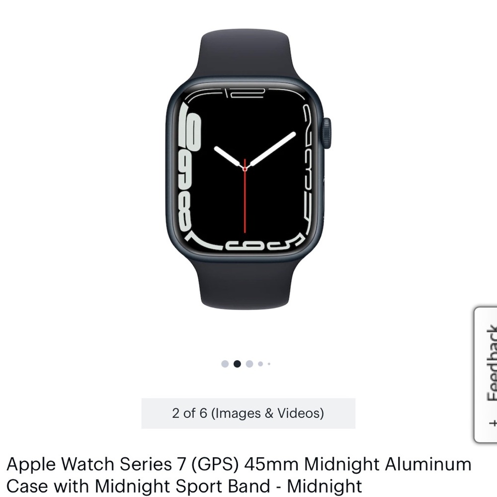 NEW - Apple Watch Series 7 45mm - GPS ONLY